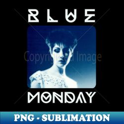 Lesley Gillian Gilbert - Blue Monday Fanart - PNG Transparent Digital Download File for Sublimation - Revolutionize Your Designs