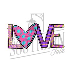 Hand Drawn Love PNG File, Sublimation Designs Downloads, Digital Download, Valentine's Day