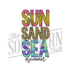 Sand, Sun, Sea, Summer PNG File, Sublimation Design, Digital Download, Sublimation Designs Downloads