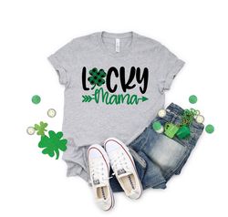 Lucky Mama Shirt PNG, Irish Mama Shirt PNG, Clover Shirt PNG, St Patricks Day Shirt PNG, St Patricks Day, Irish Shirt PN
