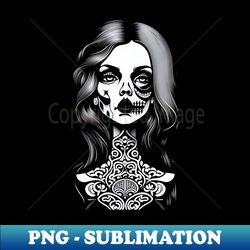 zombie doll - png transparent sublimation design - transform your sublimation creations