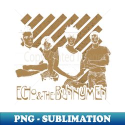 The Bunnymens Dark Beauty Pay Homage to Echo with a Stylish T-Shirt - Special Edition Sublimation PNG File - Unleash Your Inner Rebellion