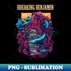 BREAKING BENJAMIN BAND - Vintage Sublimation PNG Download - Instantly Transform Your Sublimation Projects