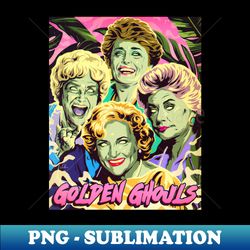 GOLDEN GHOULS - Professional Sublimation Digital Download - Bring Your Designs to Life