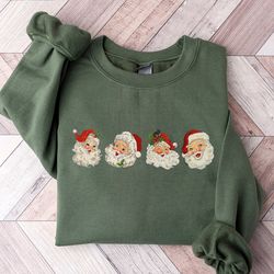 Cute Santa Claus SweaT-Shirt Png, Christmas sweater, Santa Claus sweater, funny Christmas SweaT-Shirt Png, Christmas Gif