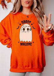 Ghost Malone SweaT-Shirt Png, Cute Ghost SweaT-Shirt Png, Funny Halloween SweaT-Shirt Png, Boo SweaT-Shirt Png, Happy Ha