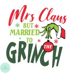 Claus Married To The Grinch SVG