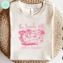 Beverly Hills Png Beverly Hills Hotel And Bungalows Retro California Png Bachelorette Party Trendy PNG Preppy Design Digital Download