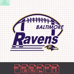 Baltimore Ravens Football Team SVG