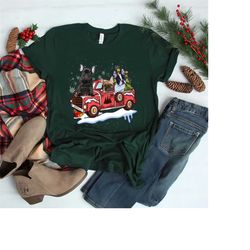 French Bulldog Dog Pickup Truck Christmas t shirt, French Bulldog Dog Christmas Sweatshirt, French Bulldog Merry Christm