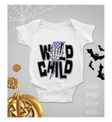 Wild Child Svg, T-Shirt Design, Kids Svg, Toddler Bodysuit Svg, Bodysuit Little One, Kids Sublimation Png, Boy Svg