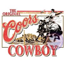 The Original Cowboy |Retro Sublimations, Western Sublimations, Designs Downloads, PNG Clipart, Shirt Design, Sublimation Download, DTF