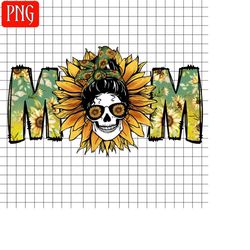 Sunflowers Mom Sublimation Design Downloads, Mom Bun Hair Sunglasses, messy bun mom png, sunflower png, mama png,Digital file Commercial Use