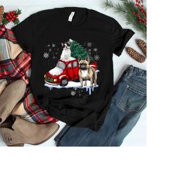 French Bulldog Dog Truck Christmas t shirt, French Bulldog Dog Christmas Sweatshirt, French Bulldog Merry Christmas Swea