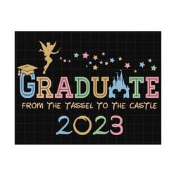 Graduate From The Tassel To The Castle 2023 Svg, Graduation 2023 Svg, Graduation Senior 2023 Svg, Graduation Trip Svg, Graduation 2023 Svg
