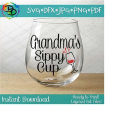 Wine svg, wine glass, personalized svg, stemless glass, gift svg, Silhouette svg, Svg file, Woman svg, Svg files, Quote svg, Calligraphy svg