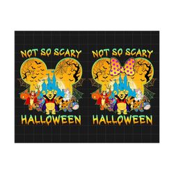 Bundle Not So Scary Halloween 2023 Png, Halloween Png, Pumpkin Png, Spooky Season, Spider Halloween, Happy Halloween, Boo Png