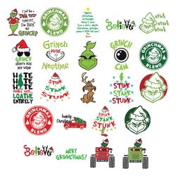 Grinch Bundle Svg, Grinch Hand Svg, Grinch SVG, Grinch Ornament, Grinch Face Svg, Grinch Christmas svg Digital Download