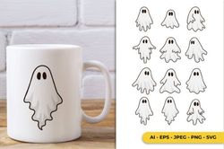 Halloween Ghosts SVG Bundle