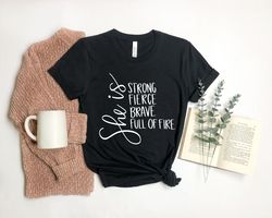 She Is Strong Shirt Png, Girl Power, Feminism Shirt Png, Strong Women Shirt Png, Strength, Mom Shirt Png, Empower Women,