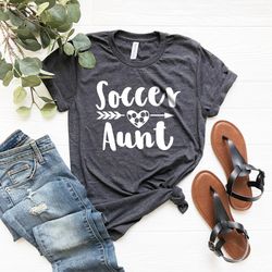 Soccer Aunt T-Shirt PNG, Soccer Shirt PNGs, Soccer Fan Shirt PNGs, Soccer Family Shirt PNGs, Sport Lover Shirt PNG, Fami