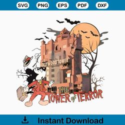 Retro Tower Of Terror The Hollywood Tower PNG Download