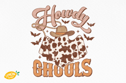 Western Halloween Howdy Ghouls PNG
