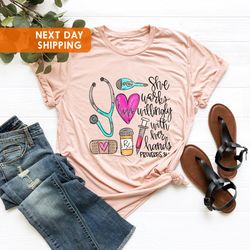 Stethoscope Shirt PNG, Nurse Graduation Gift, Stethoscope Nurse Shirt PNG, Nurse Hero Shirt PNG, Nurse Gifts For Women,N