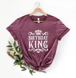 Birthday King Shirt PNG, Boys Party Shirt PNG, Birthday Party Shirt PNG, Birthday Boy Shirt PNG, Birthday For Men Shirt