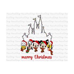 Merry Christmas SVG, Mouse Head Castle Svg, Christmas Squad Svg, Xmas Holiday Svg, Mouse Castle Svg, Holiday Season, Christmas Friends Svg