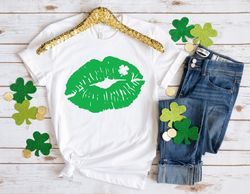 Patrick Day Lips Shirt Png, St Patricks Day Shirt Png, St Patricks Shirt Png, Lucky Lips Shirt Png, Patricks Lips Shirt