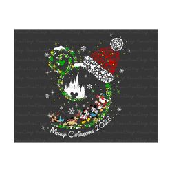Merry Christmas PNG, Christmas Mouse And Friends Png, Christmas Squad, Christmas Friends Png, Xmas Holiday Png, Santa Hat Christmas Png