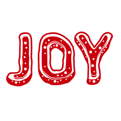 Joy Svg, Christmas Svg, Cut File For Cricut Silhouette Eps Png Dxf Printable Files