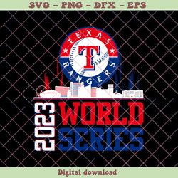 Rangers World Series 2023 Champions SVG File For Cricut