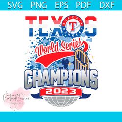 Texas World Series Champions 2023 SVG Cutting Digital File