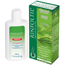 Rinfoltil Sulfate-free shampoo against hair loss with dwarf palm and ginkgo biloba extract 200ml / 6.76oz