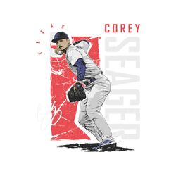 Corey Seager Texas Rangers Player SVG Graphic Design File