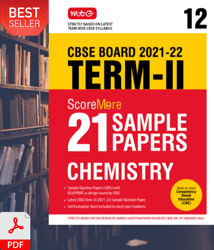 MTG Scoremore 21 Sample Papers Class 12 Term 2 Chemistry