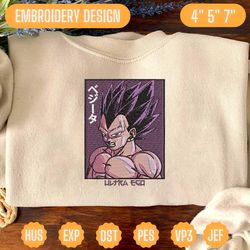 GOKU ANIME EMBROIDERY DESIGNS | PES DST JEF FILES INSTANT DOWNLOAD, Embroidery Design For Shirt Craft