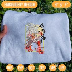 Anime Inspired Embroidery Designs, Anime Character Embroidery Files, Instant Download, Embroidery Pattern