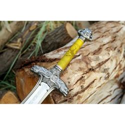 Conan the Barbarian Atlantean Sword Double Dragon Fantasy Replica Gift for him