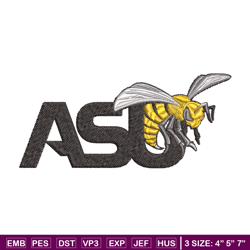 Alabama State Hornets embroidery design, Alabama State Hornets embroidery, logo Sport, Sport embroidery, NCAA embroidery