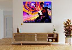 Spider-man Ready To Hang Canvas,Spider-Man Digital Print Canvas,Modern Home Living Room Canvas,Spiderman and Gwen Stacy