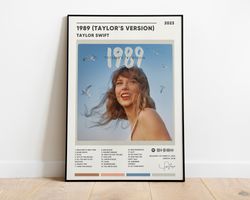 Taylor Swift 1989 Taylor's Version Album Cover Poster, Taylor Swift 1989 Taylor's Version Poster Print, Digital Download