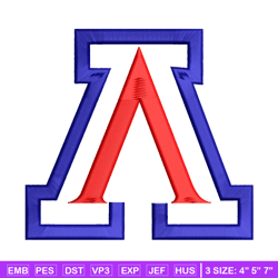 Arizona Wildcats embroidery design, Arizona Wildcats embroidery, logo Sport, Sport embroidery, NCAA embroidery.