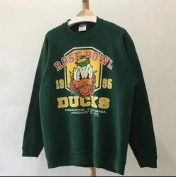 vintage oregon ducks football crewneck sweatshirt, rose bowl shirt,football game day shirt,football lover gift for fan,g