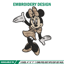 Minnie funny Embroidery Design, Gucci Embroidery, Brand Embroidery, Embroidery File, Logo shirt, Digital download