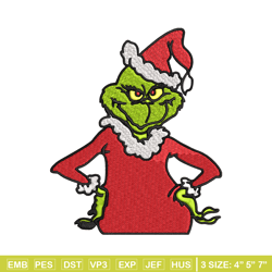 Christmas Grinch Embroidery design, Grinch christmas Embroidery, Embroidery File, Grinch design, Instant download.