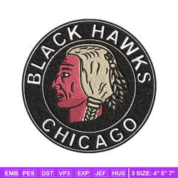 Chicago Blackhawks Embroidery Design, Logo Embroidery, NHL Embroidery, Embroidery File, Logo shirt, Digital download
