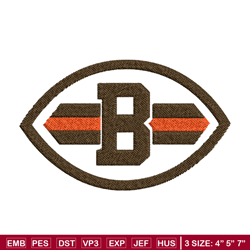 Cleveland Browns Embroidery Design, Logo Embroidery, NFL Embroidery, Embroidery File, Logo shirt, Digital download